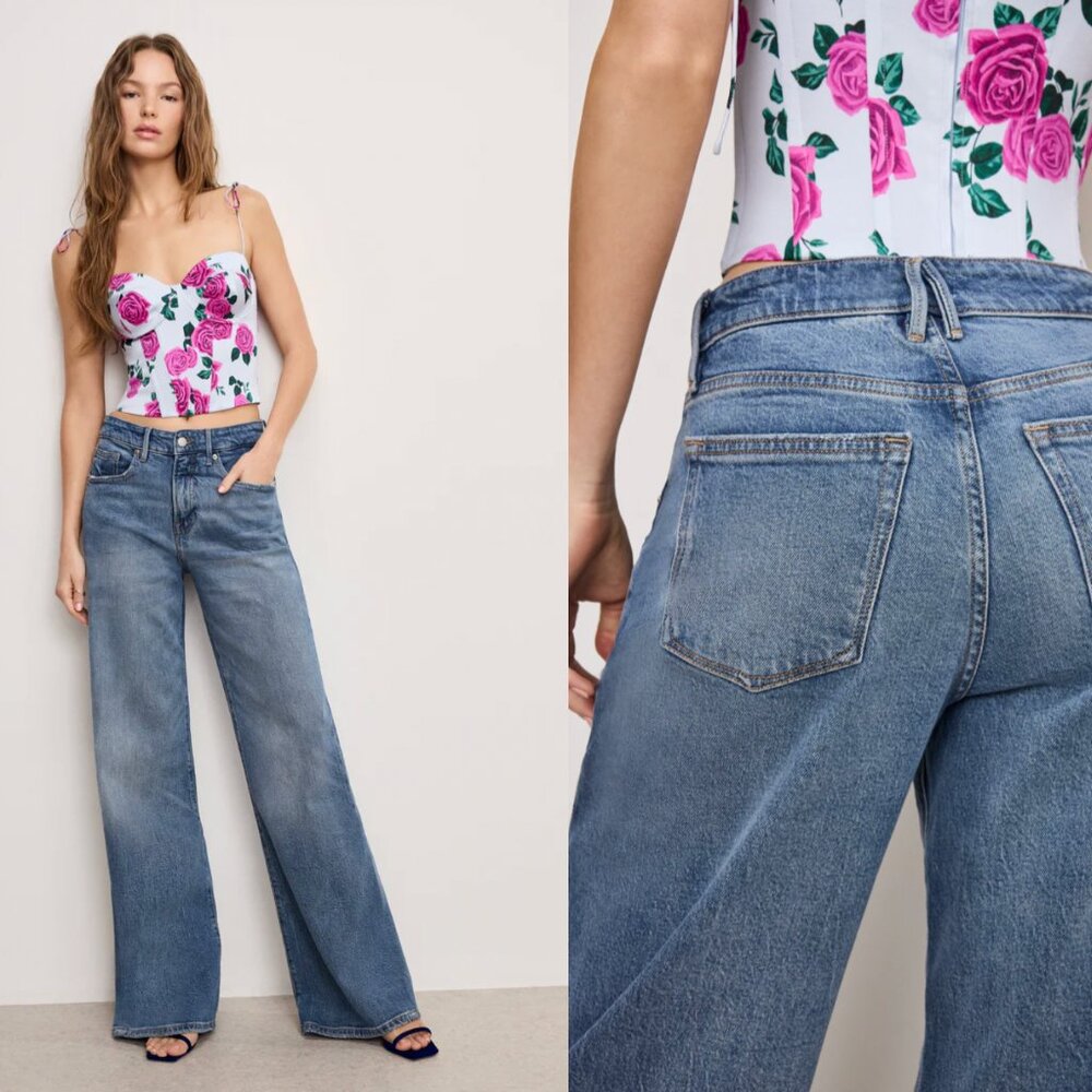 Good American 90's Relaxed Jean NWT